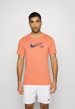 Nike Performance Herren TEE TENNIS - T-Shirt Print - Madder Root