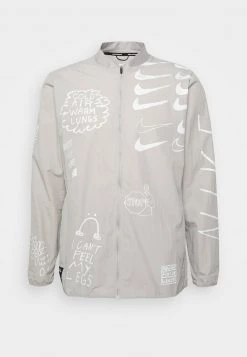 Nike Performance Herren RUN - Laufjacke - College Grey/silver -Angebote Nike Store c41782c657de440a909d123649f144a0
