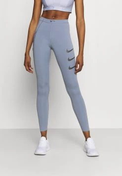 Nike Performance RUN LUXE - Tights - Ashen Slate/black | Damen