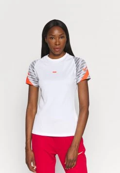 Nike Performance Damen STRIKE 21 - T-Shirt Print - White/black/bright Crimson