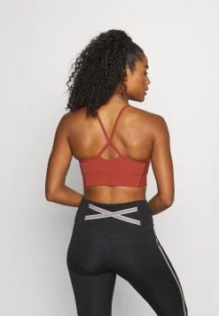 Nike Performance Damen INDY BRA - Sport-BH Mit Leichter Stützkraft - Redstone/dark Pony -Angebote Nike Store c4e8521f4c59453c91bae3a85b506aa8