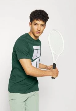 Nike Performance Herren TEE COURT - T-Shirt Print - Pro Green -Angebote Nike Store c5140834d9204175aae9eaa7483b3d21