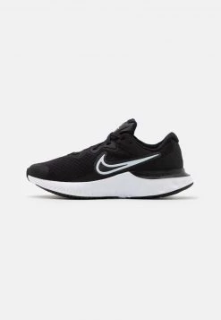 Nike Performance RENEW RUN 2 GS - Laufschuh Neutral - Black/white/dark Smoke Grey | Unisex