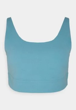 Nike Performance Damen YOGA LUXE PLUS - Sport-BH Mit Leichter Stützkraft - Cerulean/light Armory Blue