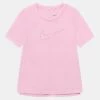 Nike Performance Kinder ONE - Sport T-shirt - Pink Foam/light Smoke Grey