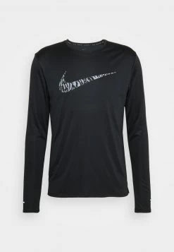 Nike Performance Herren MILER - Sport T-shirt - Black -Angebote Nike Store c5adb5bc0ce2412f8c56c8d364e9651c