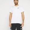 Nike Performance Herren SUPERSET - Sport T-shirt - White/black