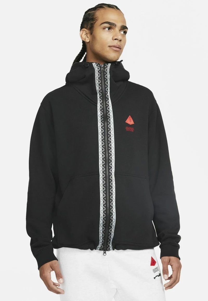 Nike Performance Herren KYRIE MED FULLÄNGD - Sweatjacke - Black Chile Red Chile Red 1 Nike Performance Herren KYRIE MED FULLÄNGD - Sweatjacke - Black Chile Red Chile Red