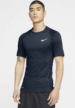 Nike Performance T-Shirt Basic - Obsidian/white | Herren