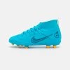Nike Performance MERCURIAL JR 8 CLUB FG/MG UNISEX - Fußballschuh Nocken - Chlorine Blue/laser Orange