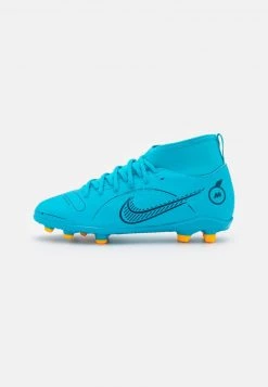 Nike Performance MERCURIAL JR 8 CLUB FG/MG UNISEX - Fußballschuh Nocken - Chlorine Blue/laser Orange
