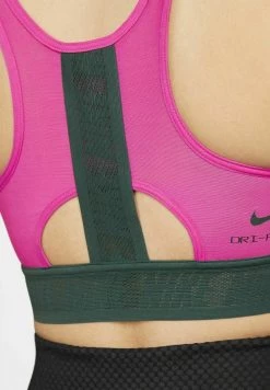 Nike Performance Damen BRA - Sport-BH Mit Mittlerer Stützkraft - Pro Green Active Pink Pro Green Pro Green -Angebote Nike Store c795c99841414049aba11878639878f3