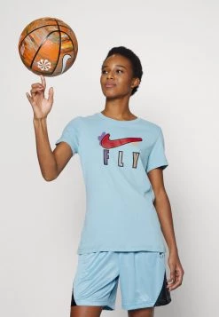 Nike Performance Damen TEE FLY - Sport T-shirt - Worn Blue -Angebote Nike Store c7c03f7a64ca48bdb43b25d889e58049