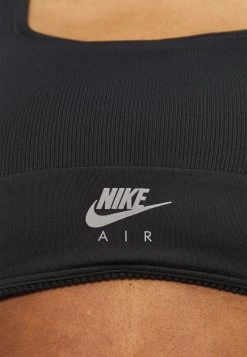 Nike Performance Damen AIR BRA - Sport-BH Mit Mittlerer Stützkraft - Black/reflective Silver -Angebote Nike Store c7dd3658c8824a328f96d6ef939d5dce