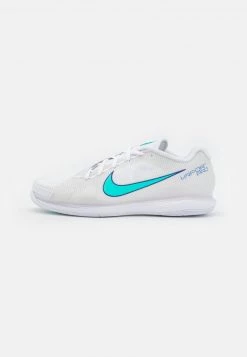 Nike Performance Herren NIKECOURT AIR ZOOM VAPOR PRO - Multicourt Tennisschuh - White/dynamic Turquoise/light Bone