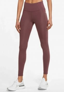 Nike Performance Damen FAST - Tights - Bordeaux