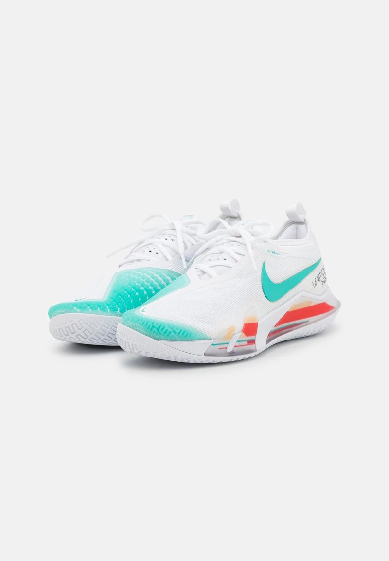 Nike Performance REACT VAPOR NXT - Multicourt Tennisschuh - White/washed Teal/habanero Red | Damen 2 Nike Performance REACT VAPOR NXT - Multicourt Tennisschuh - White/washed Teal/habanero Red | Damen – Bild 2