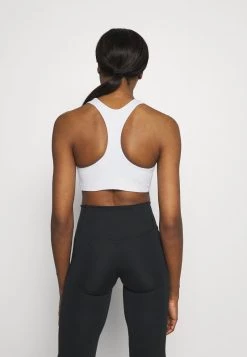 Nike Performance FUTURA - Sport-BH Mit Mittlerer Stützkraft - White/black | Damen -Angebote Nike Store c90c772c63da4572922f03eb8d935c69