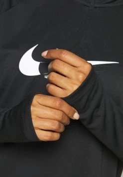 Nike Performance RUN - Langarmshirt - Black/off Noir/white | Damen -Angebote Nike Store c938c143d8ee4a6d9bf9a8a23695555c