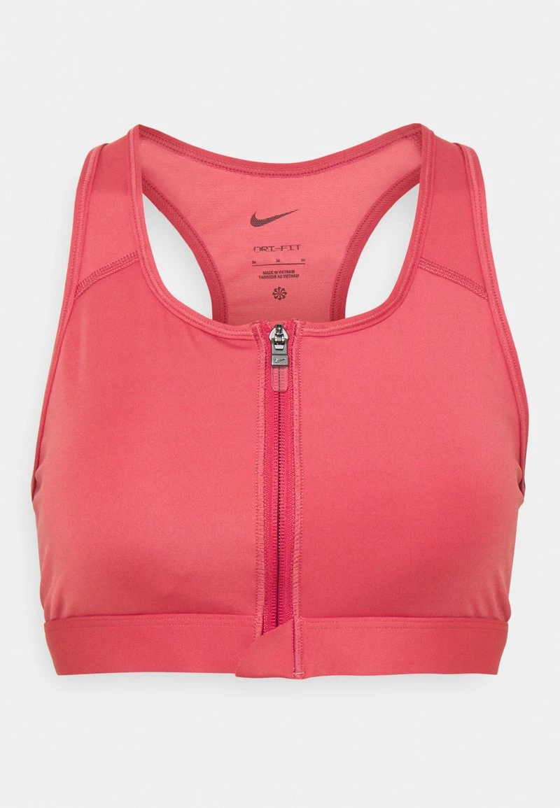 Nike Performance Damen ZIP FRONT BRA - Sport-BH Mit Mittlerer Stützkraft - Archaeo Pink/black 5 Nike Performance Damen ZIP FRONT BRA - Sport-BH Mit Mittlerer Stützkraft - Archaeo Pink/black – Bild 5