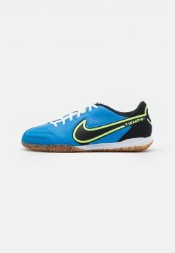 Nike Performance Herren TIEMPO LEGEND 9 ACADEMY IC - Fußballschuh Halle - Light Photo Blue/black/lime Glow
