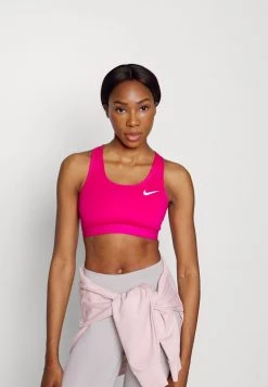 Nike Performance Damen BRA - Sport-BH Mit Mittlerer Stützkraft - Active Pink/white