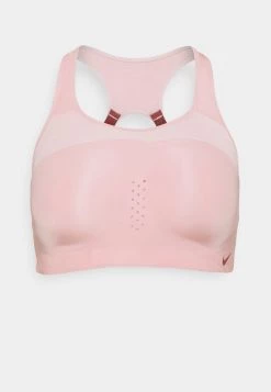 Nike Performance Damen ALPHA BRA - Sport-BH Mit Starker Stützkraft - Pink Glaze/canyon Rust/canyon Rust