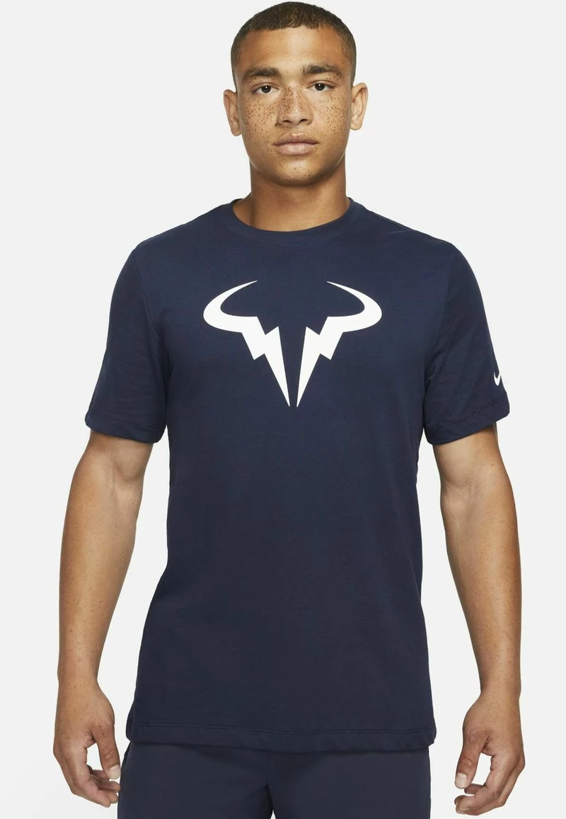 Nike Performance Herren RAFA TENNIS - T-Shirt Print - Obsidian/white 1 Nike Performance Herren RAFA TENNIS - T-Shirt Print - Obsidian/white