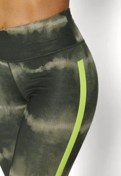 Nike Performance ONE LUXE - Tights - Sequoia/atomic Green/clear | Damen -Angebote Nike Store cb6ae5075a294aeeb24ded2a1e8cf48b