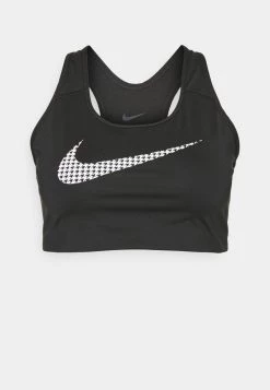 Nike Performance Damen BRA PLUS - Sport-BH Mit Mittlerer Stützkraft - Black/white