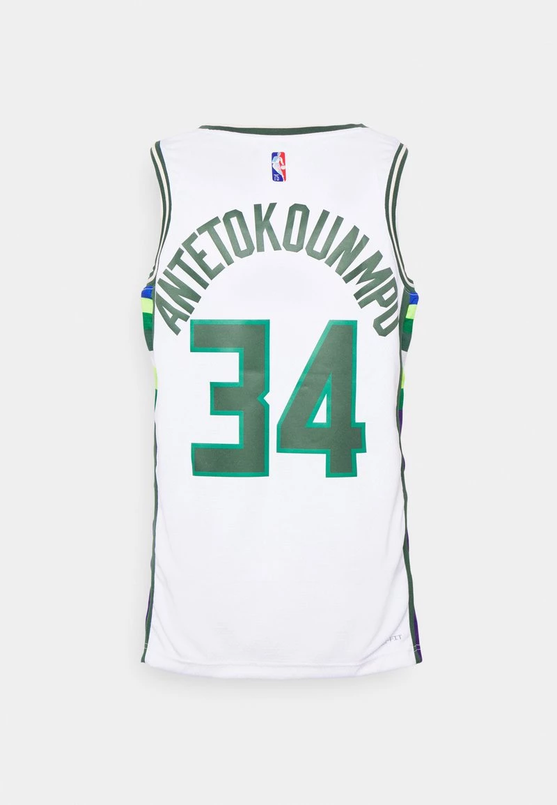 Nike Performance MILWAUKEE BUCKS GIANNIS ANTETOKOUNMPO MOMENTS MIXTAP SWINGMAN - NBA-Trikot - White | Herren 2 Nike Performance MILWAUKEE BUCKS GIANNIS ANTETOKOUNMPO MOMENTS MIXTAP SWINGMAN - NBA-Trikot - White | Herren – Bild 2