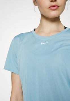 Nike Performance Damen ONE - Sport T-shirt - Worn Blue/white -Angebote Nike Store cbb2d32c70104244bc2f1c872f2cd15a