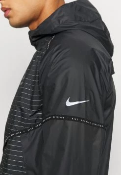 Nike Performance Herren RUN FLASH - Laufjacke - Black/reflective Silver -Angebote Nike Store cbebd32c07954bcbb461f7077f836d5f