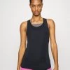 Nike Performance LUXE TANK - Top - Black/iron Grey | Damen