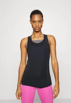 Nike Performance LUXE TANK - Top - Black/iron Grey | Damen