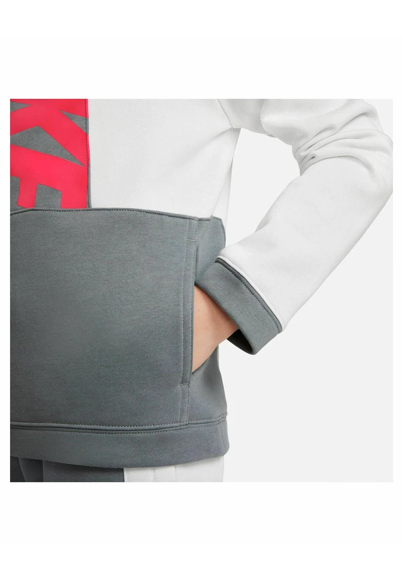 Nike Performance Kinder Kapuzenpullover - Hellgrau 4 Nike Performance Kinder Kapuzenpullover - Hellgrau – Bild 4