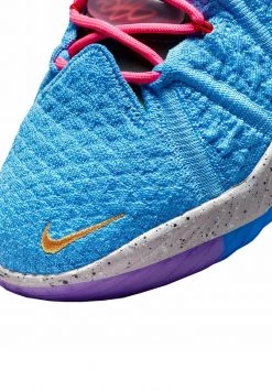 Nike Performance Herren LEBRON XVIII - Sneaker Low - Blau/ Gold -Angebote Nike Store ccb0fe1fdcca4704824a4077993a18a3