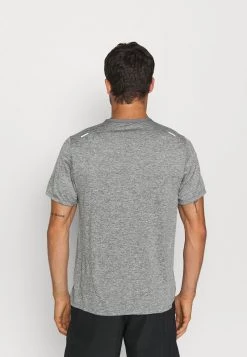 Nike Performance Herren RISE - Sport T-shirt - Smoke Grey/heather/reflective Silver -Angebote Nike Store cd11879085c146c2858fc4c1cdb2eace