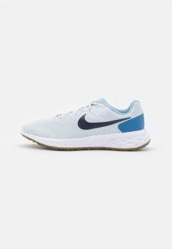 Nike Performance REVOLUTION 6 NN 4E - Laufschuh Neutral - Pure Platinum/thunder Blue/dark Marina Blue/worn Blue/hot Curry/light Brown | Herren