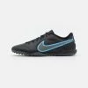 Nike Performance Herren TIEMPO LEGEND 9 ACADEMY TF - Fußballschuh Multinocken - Schwarz/grau