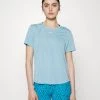 Nike Performance Damen ONE - Sport T-shirt - Worn Blue/white
