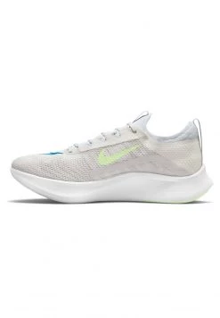 Nike Performance ZOOM FLY 4 - Laufschuh Neutral - Summit White/lime Glow-pure Platinum-imperial Blue-white | Herren