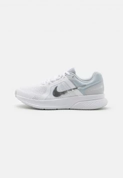 Nike Performance Damen RUN SWIFT 2 - Laufschuh Neutral - White/metallic Silver/pure Platinum