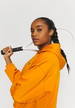 Nike Performance Damen HERITAGE HOODIE - Kapuzenpullover - Sunset -Angebote Nike Store ce99ec1fc340440889e126e2f162241e