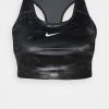 Nike Performance Damen CAMO BRA - Sport-BH Mit Mittlerer Stützkraft - Smoke Grey/white