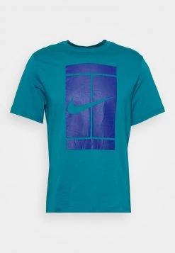 Nike Performance Herren TEE COURT - T-Shirt Print - Bright Spruce