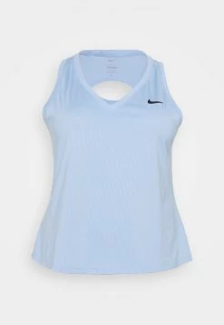 Nike Performance TANK PLUS - Top - Aluminum/black | Damen