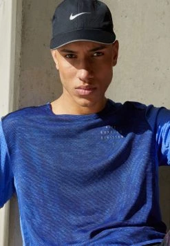 Nike Performance Herren RUN RISE 365 - Sport T-shirt - Medium Blue/reflective Silver -Angebote Nike Store cf6a58091ec44fab9e636d991d8602e6