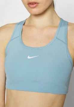 Nike Performance Damen BRA - Sport-BH Mit Mittlerer Stützkraft - Worn Blue/white -Angebote Nike Store d0b7edbdb8544af4b38e3872dc1fb2ed