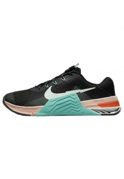 Nike Performance Damen METCON - Trainingsschuh - Black Washed Teal Arctic Orange Barely Green